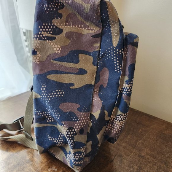 L.L. Bean Accessories Ll Bean Backpack Green Navy Camo Pattern